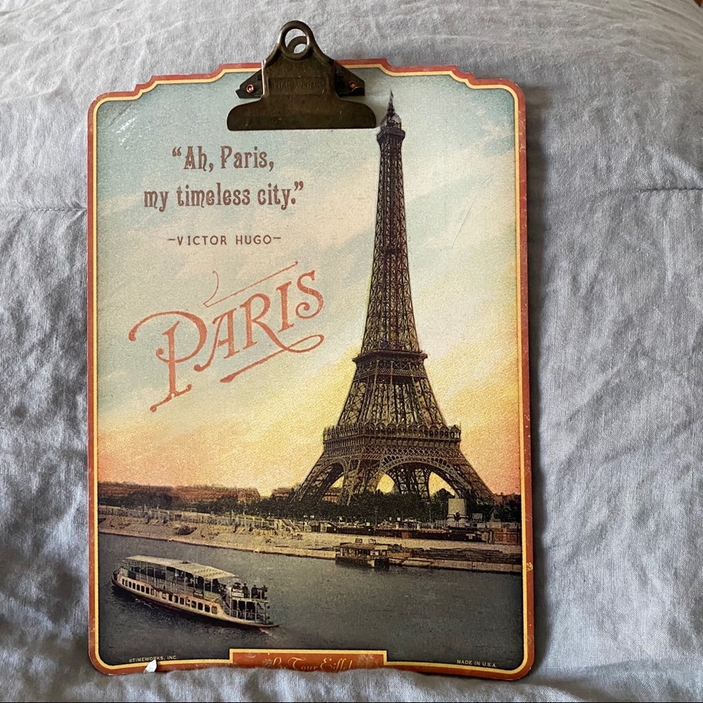 Host Pick! Vintage Paris Clipboard